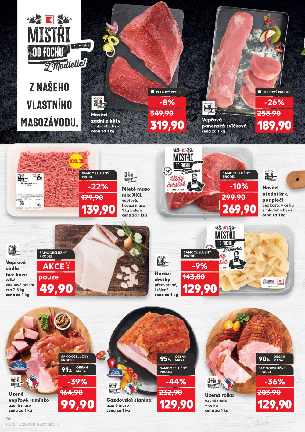 Leták Kaufland leták Brno - Slatina - strana 16