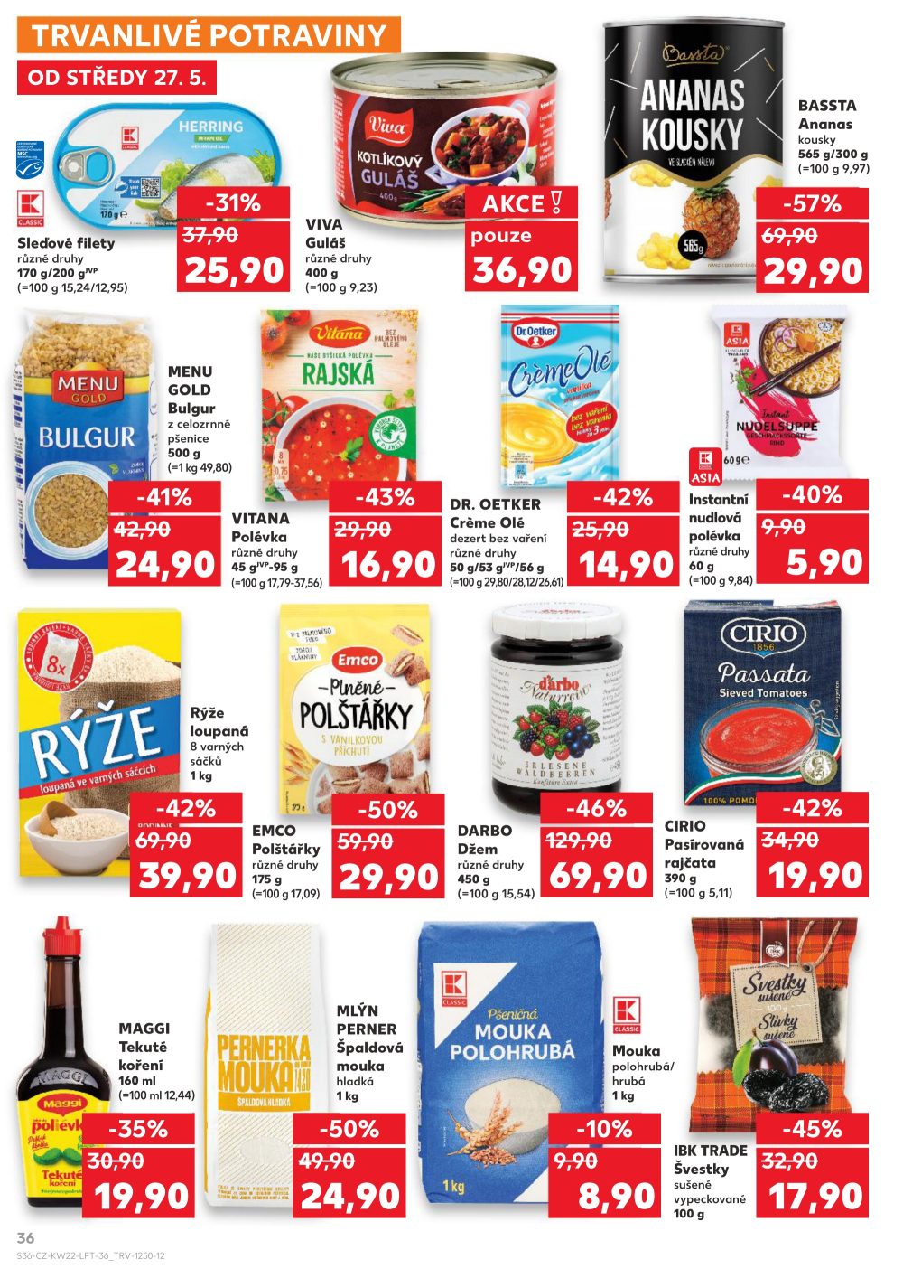Leták Kaufland leták Uherské Hradiště - strana 36