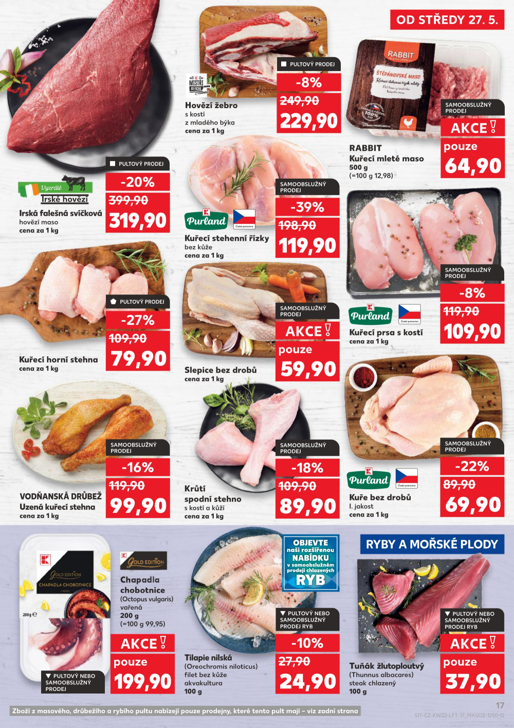 Leták Kaufland leták Teplice, Bohosudovská - strana 17