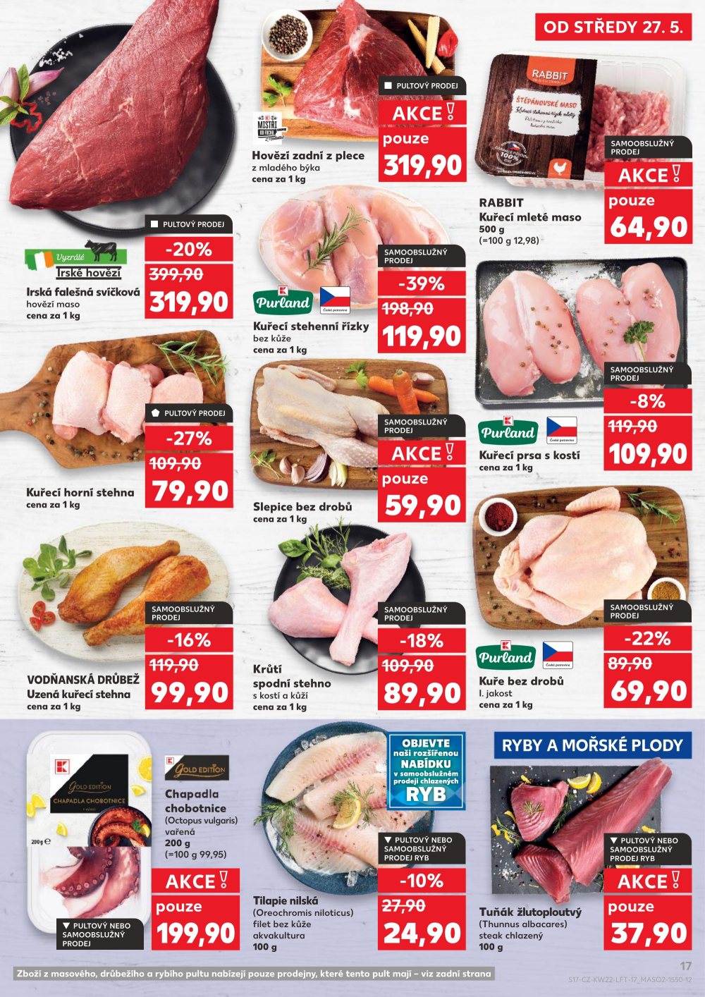 Leták Kaufland leták Praha 3 - Jarov - strana 17