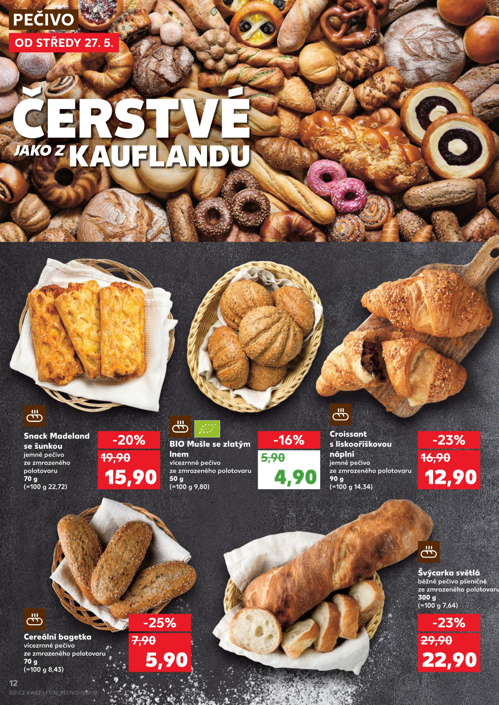 Leták Kaufland leták Praha 4 - Modřany - strana 12