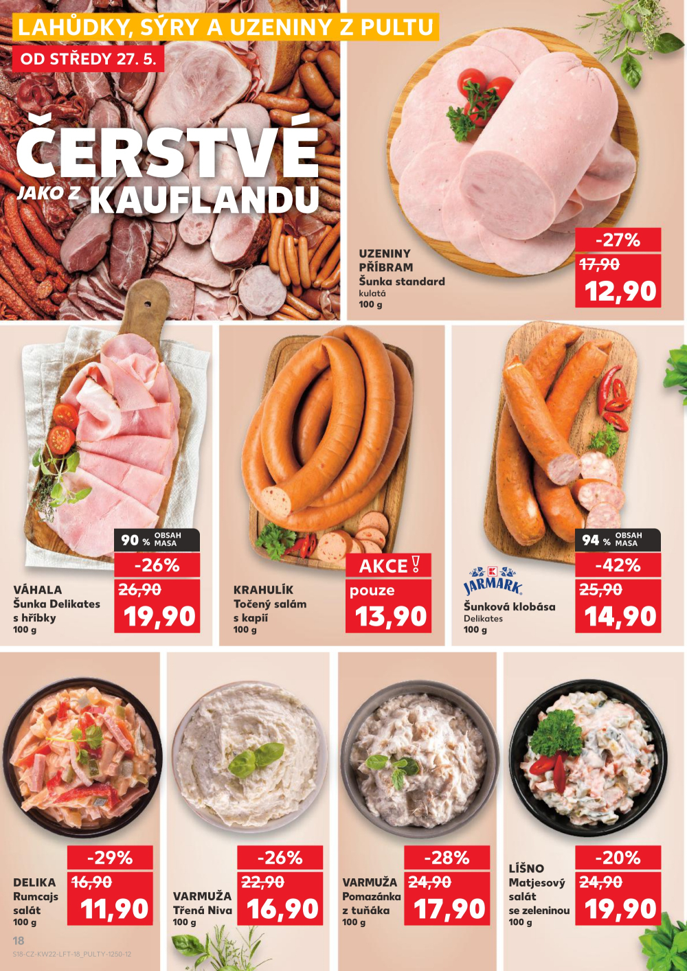Leták Kaufland leták Praha 4 - Modřany - strana 18