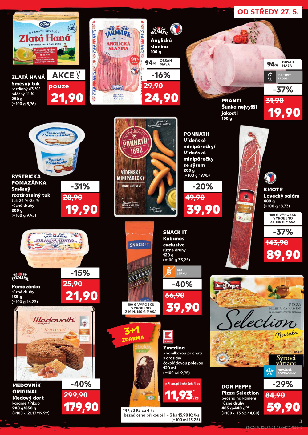 Leták Kaufland leták Praha 4 - Modřany - strana 3