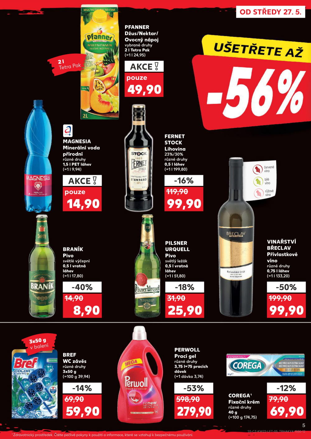 Leták Kaufland leták Praha 4 - Modřany - strana 5
