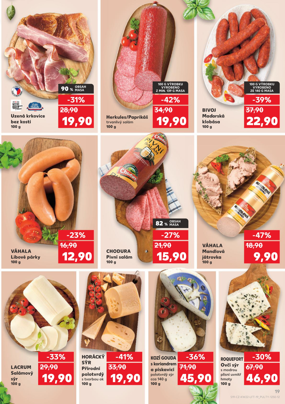 Leták Kaufland leták Praha 4 - Michle - strana 19