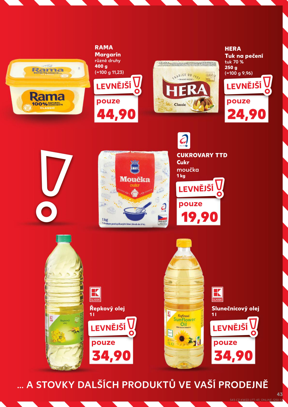 Leták Kaufland leták Praha 4 - Michle - strana 43