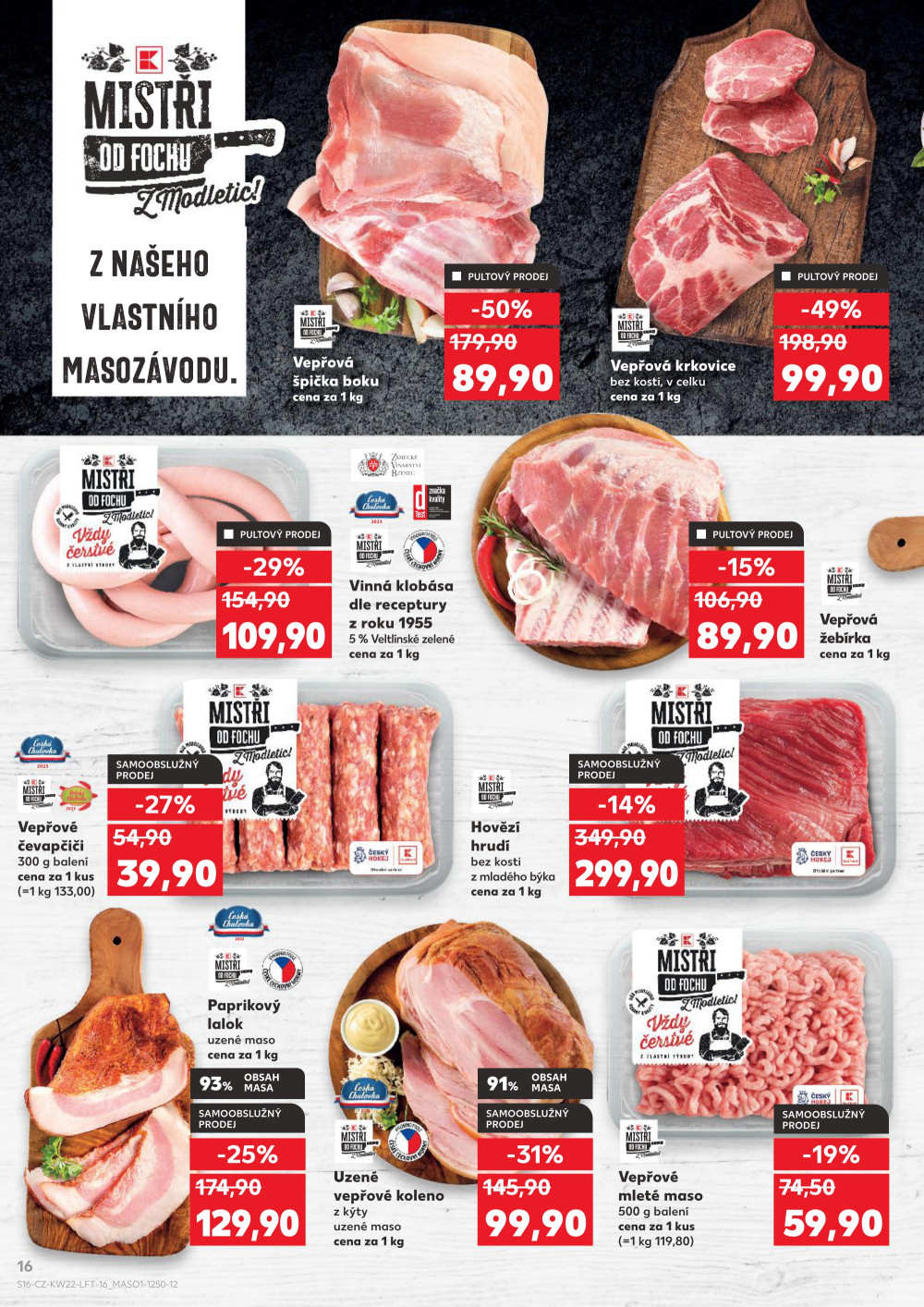 Leták Kaufland leták Jeseník - strana 16