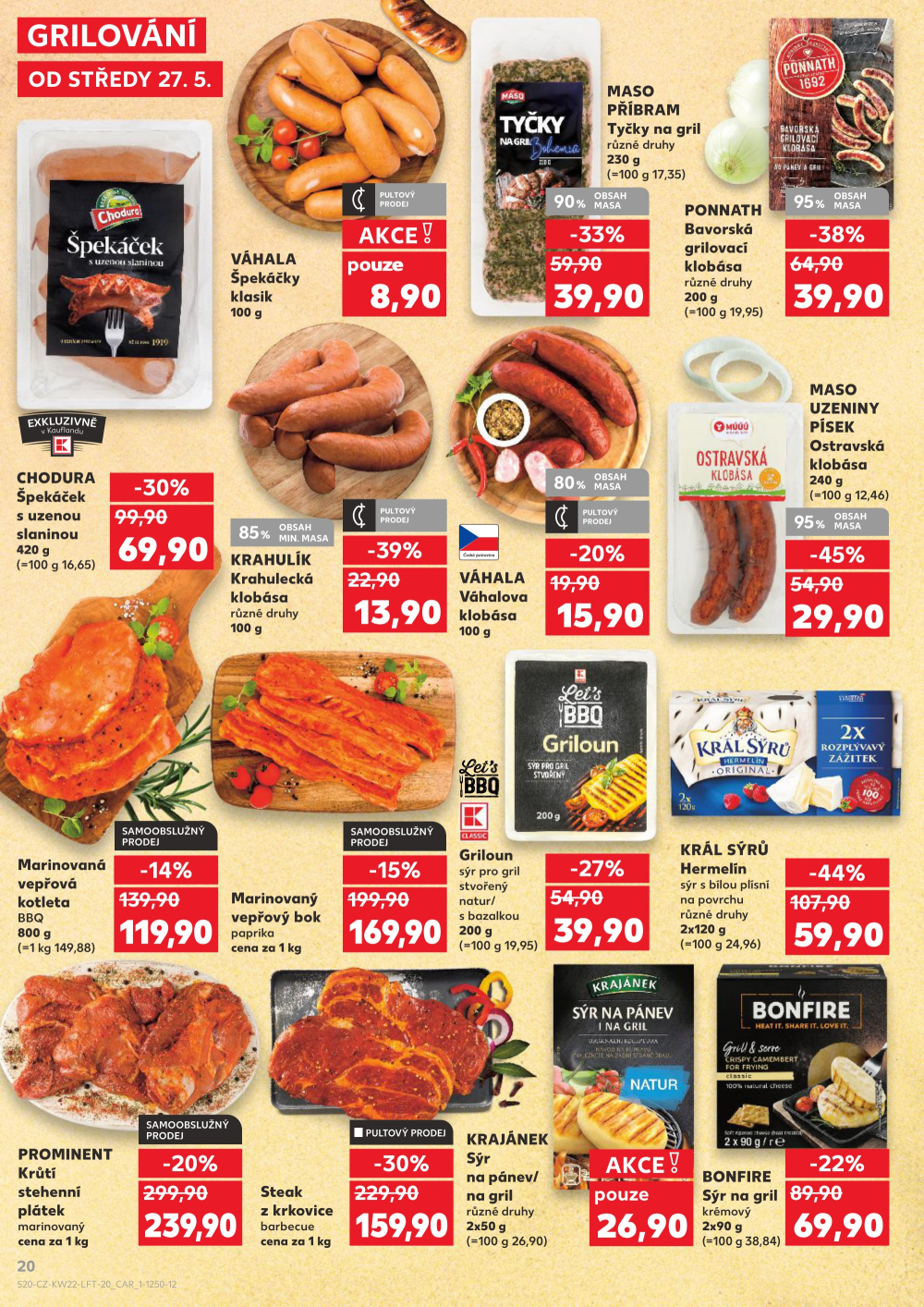 Leták Kaufland leták Praha 8 - Libeň - strana 20