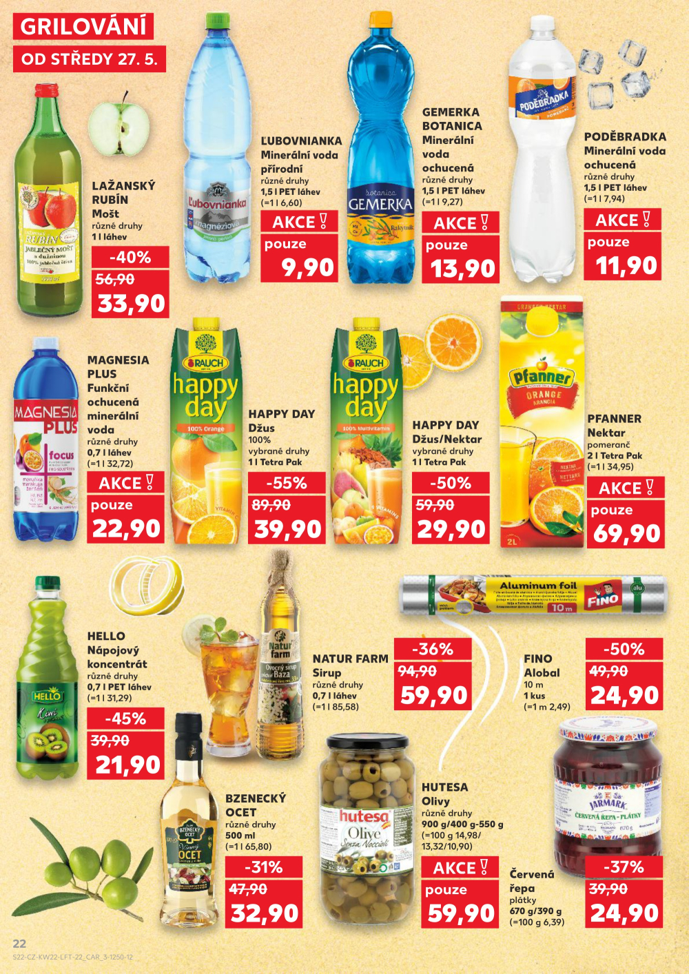 Leták Kaufland leták Praha 8 - Libeň - strana 22