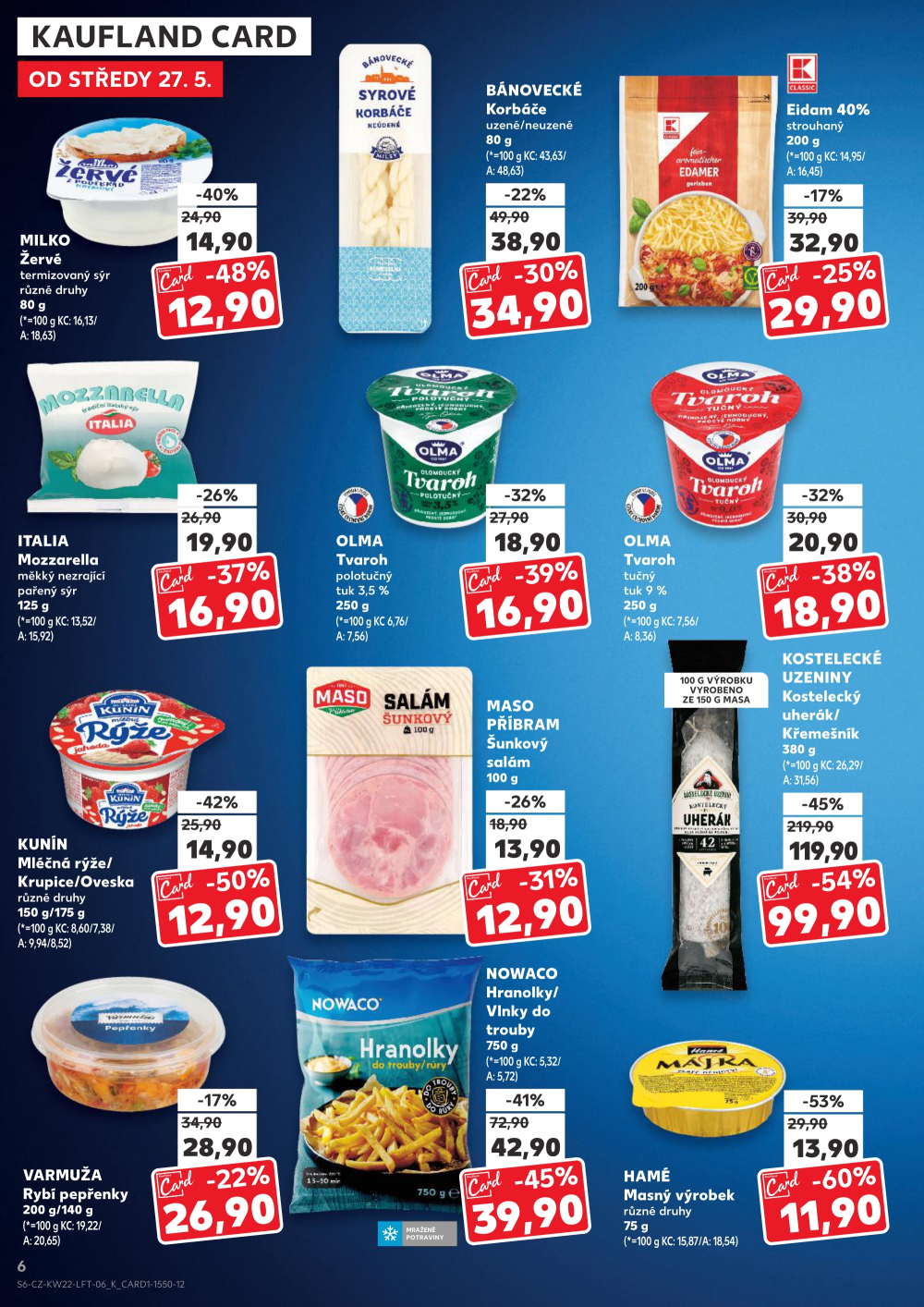 Leták Kaufland leták Praha 8 - Libeň - strana 6