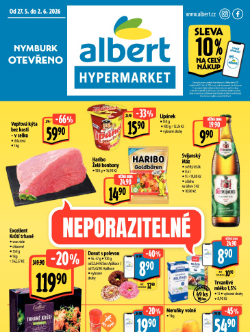 Albert Hypermarket leták - Nymburk