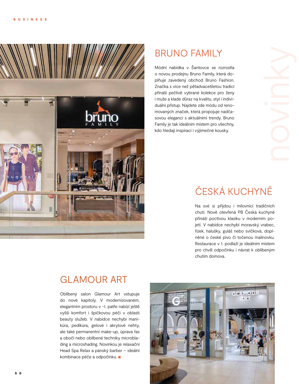 Leták Galerie Šantovka magazín - strana 50