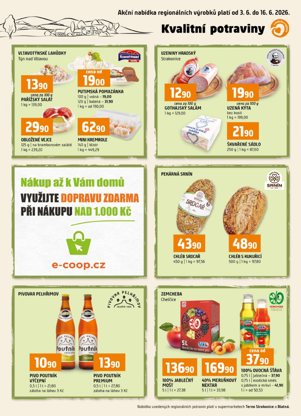 Leták Terno leták - Strakonice, Blatná - strana 16