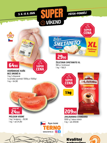 Terno leták - Víkendovka