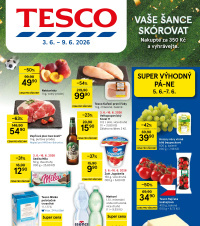 Akční leták Tesco hypermarket 