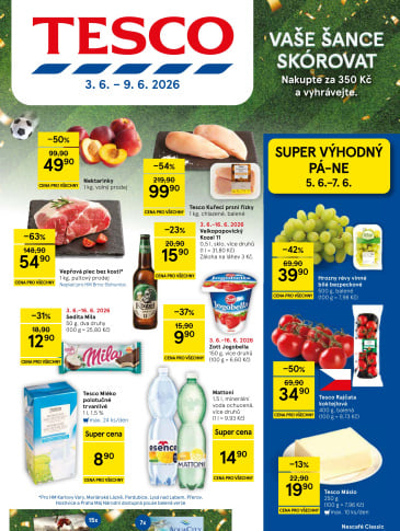 Tesco hypermarket leták