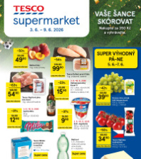 Akční leták Tesco supermarket 