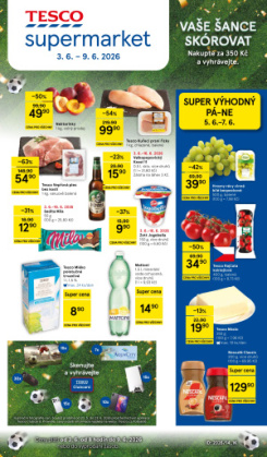 Tesco supermarket leták