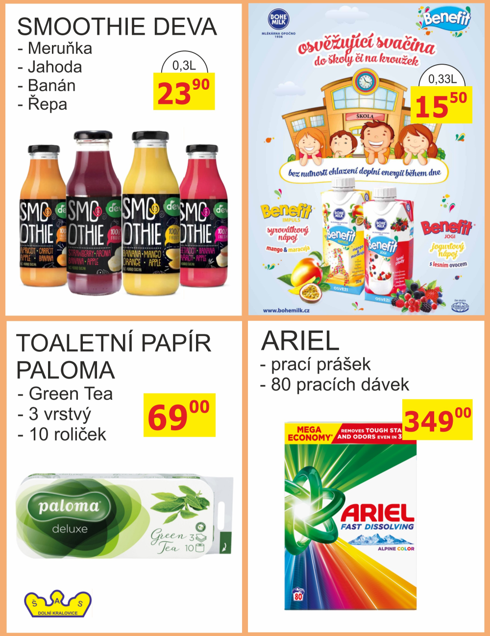 Leták BENE NÁPOJE leták - strana 18