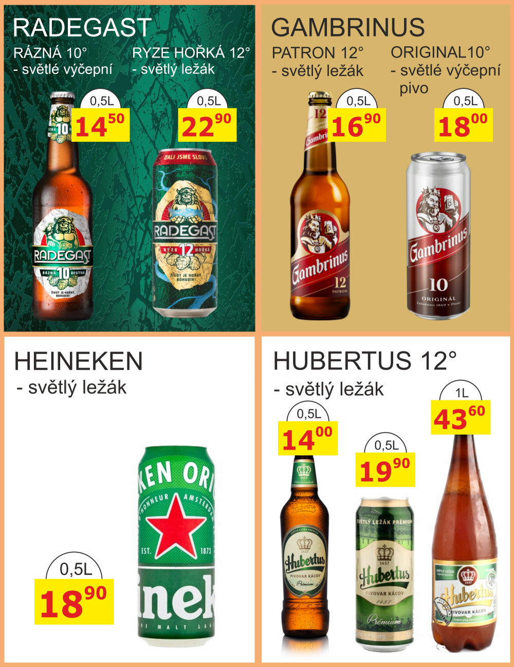 Leták BENE NÁPOJE leták - strana 25