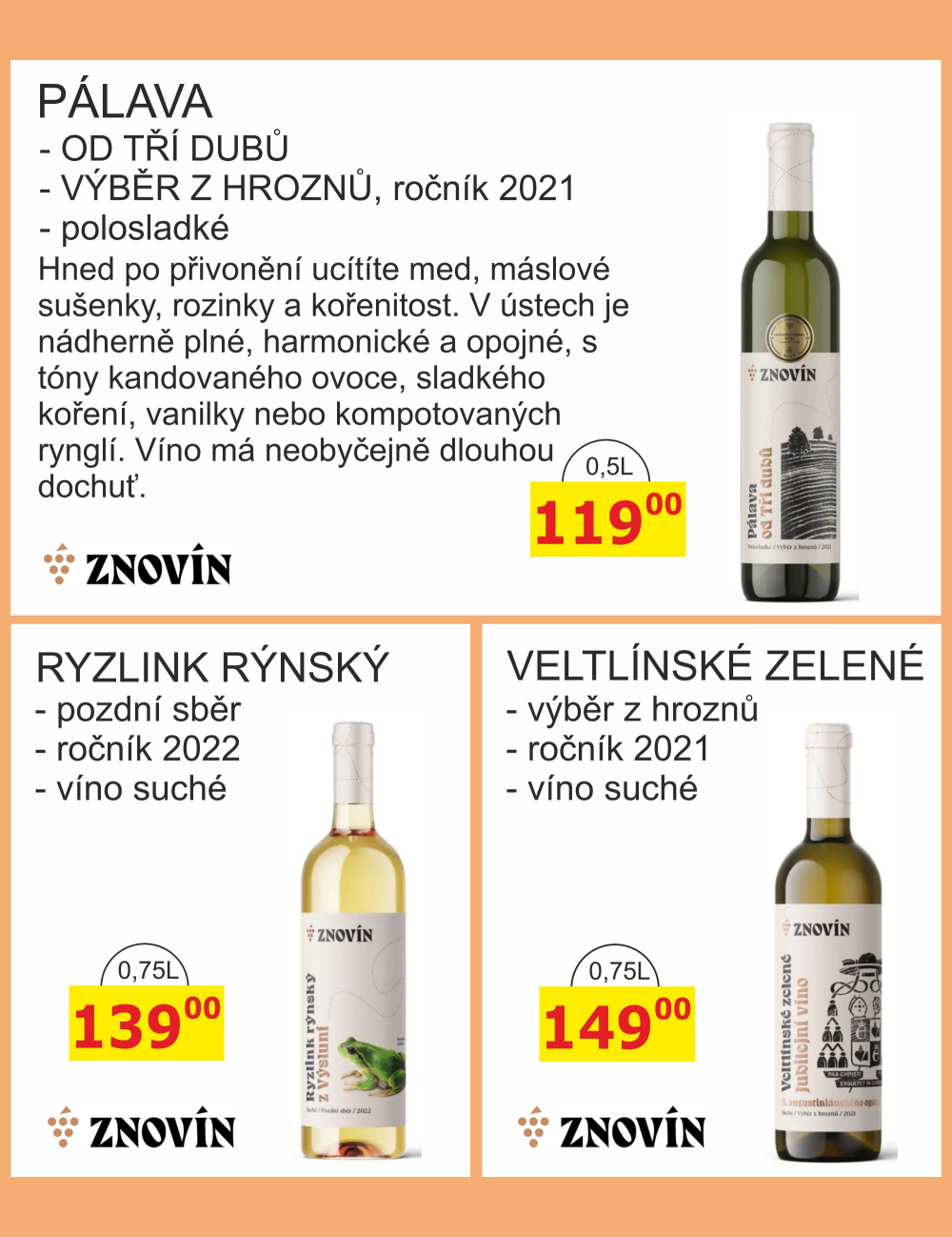 Leták BENE NÁPOJE leták - strana 60
