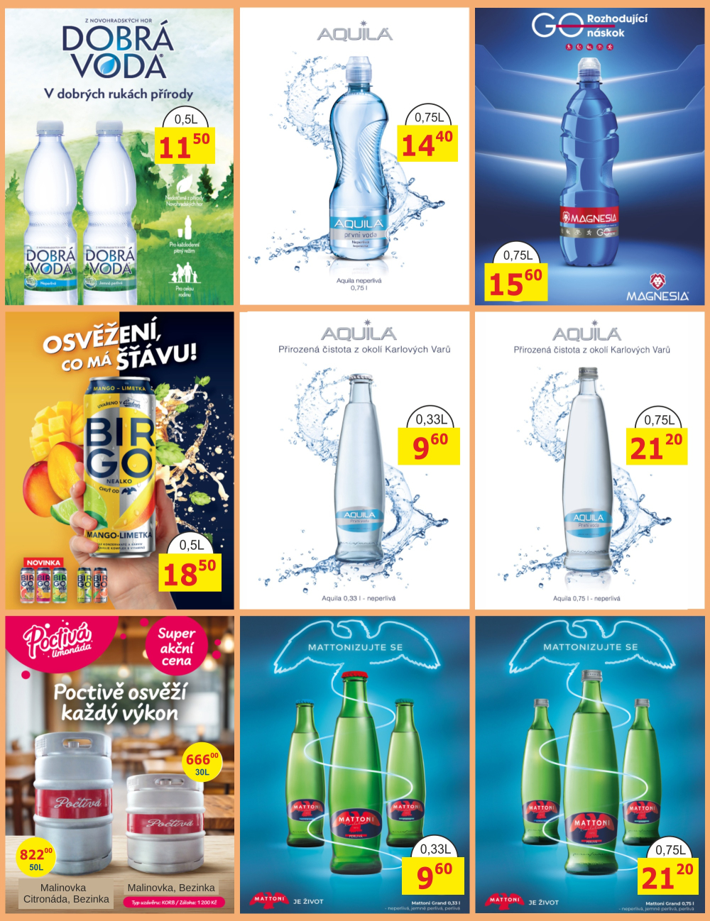 Leták BENE NÁPOJE leták - strana 7