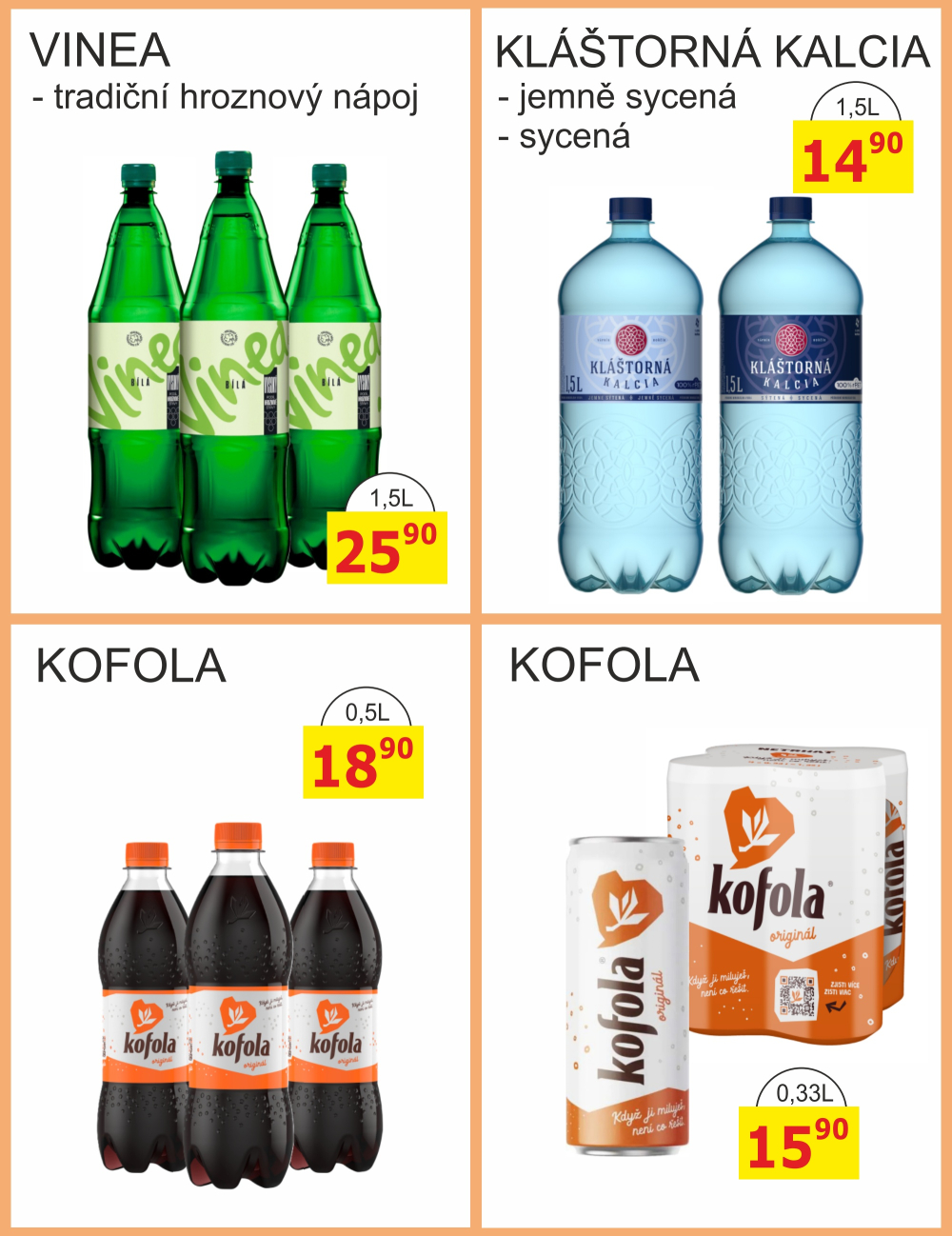 Leták BENE NÁPOJE leták - strana 8