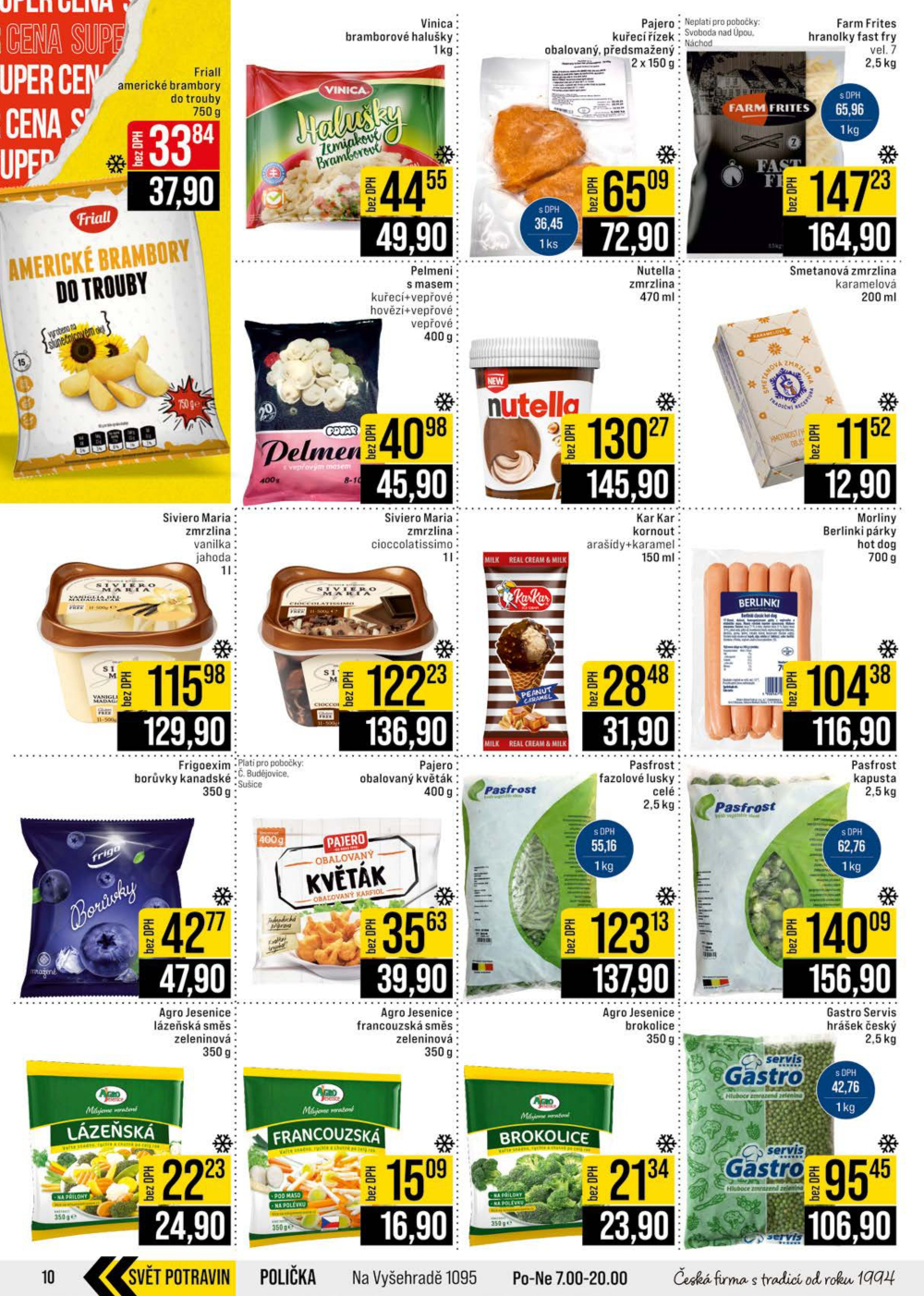Leták JIP leták CC Cash & Carry - České Budějovice, Most, Náchod, Svoboda nad Úpou, Sušice - strana 10