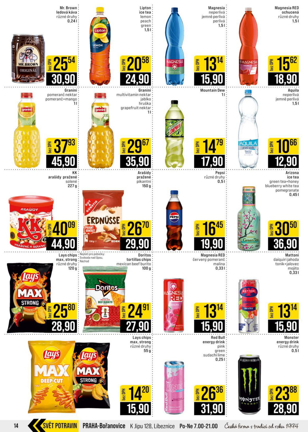Leták JIP leták CC Cash & Carry - České Budějovice, Most, Náchod, Svoboda nad Úpou, Sušice - strana 14