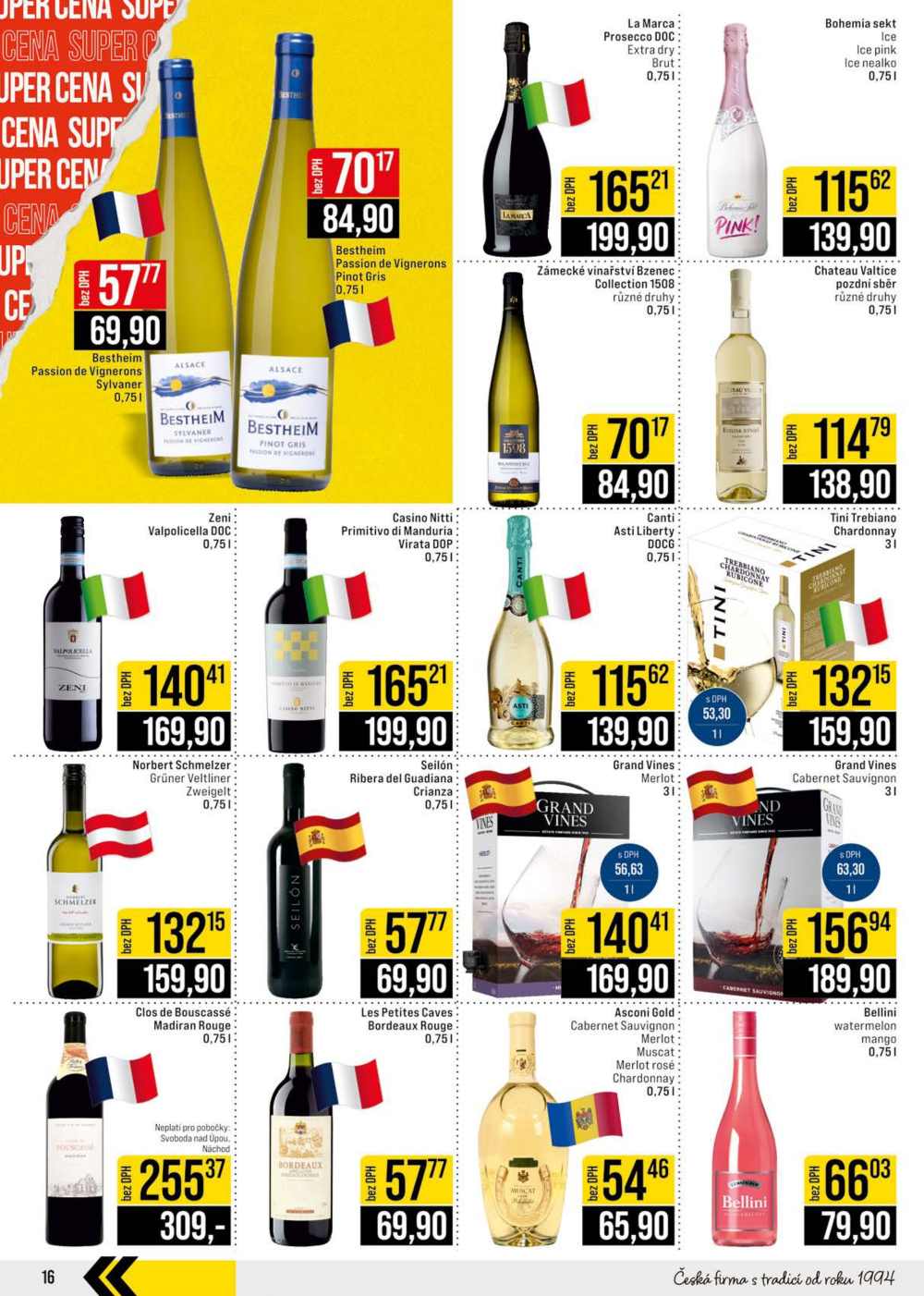 Leták JIP leták CC Cash & Carry - České Budějovice, Most, Náchod, Svoboda nad Úpou, Sušice - strana 16