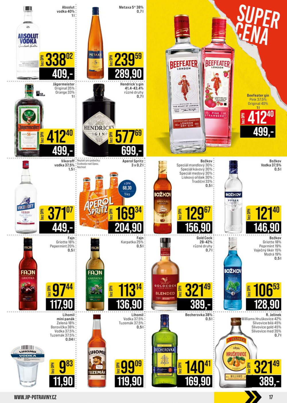 Leták JIP leták CC Cash & Carry - České Budějovice, Most, Náchod, Svoboda nad Úpou, Sušice - strana 17