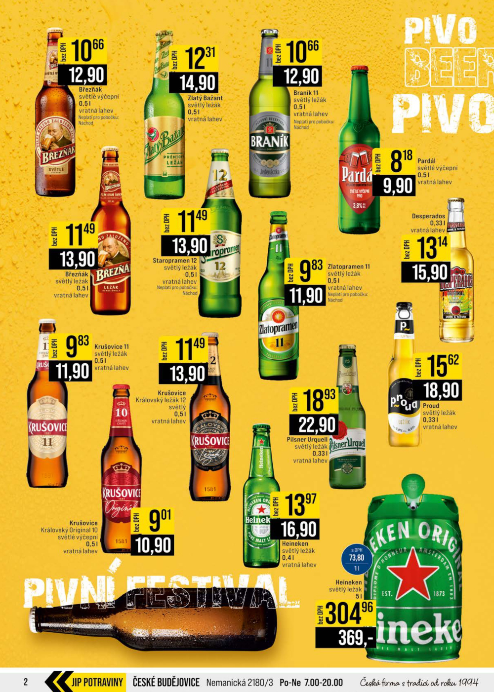 Leták JIP leták CC Cash & Carry - České Budějovice, Most, Náchod, Svoboda nad Úpou, Sušice - strana 2