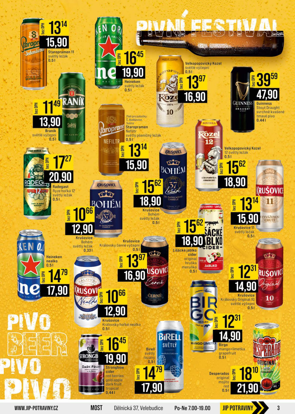 Leták JIP leták CC Cash & Carry - České Budějovice, Most, Náchod, Svoboda nad Úpou, Sušice - strana 3