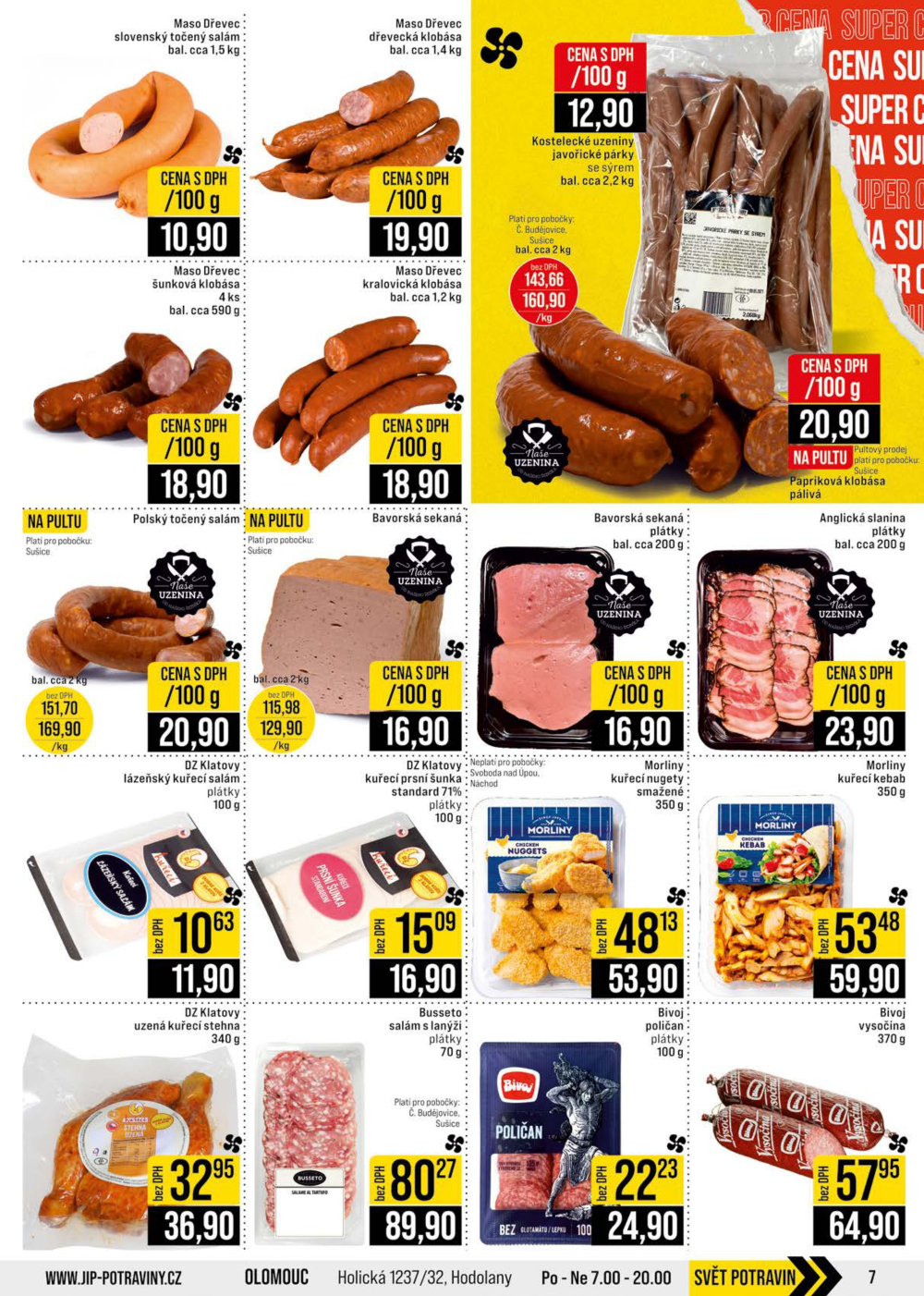 Leták JIP leták CC Cash & Carry - České Budějovice, Most, Náchod, Svoboda nad Úpou, Sušice - strana 7