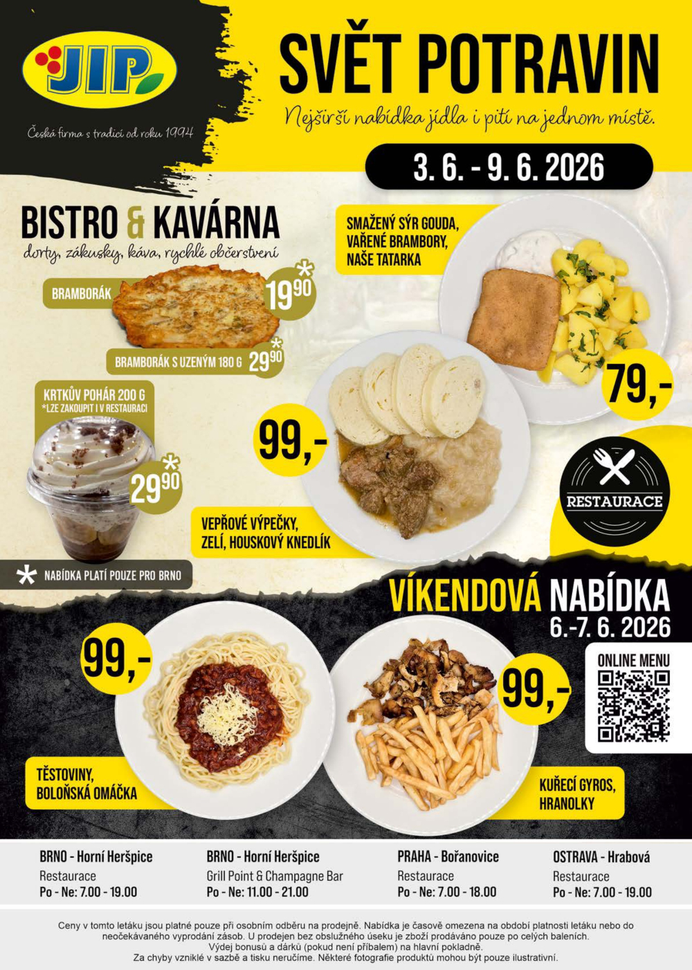 Leták JIP leták CC Cash & Carry - Brno, Ostrava, Praha, Polička, Olomouc, Karlovy Vary, Zlín, Jilemnice, Pardubice - strana 20