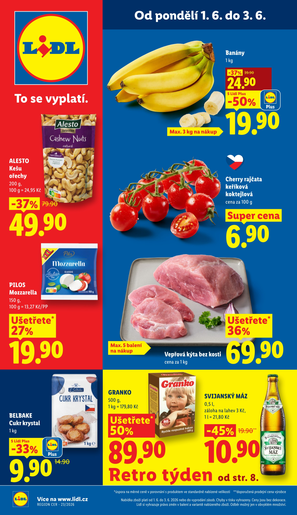 Leták Lidl leták od pondělí - Retro týden - strana 1