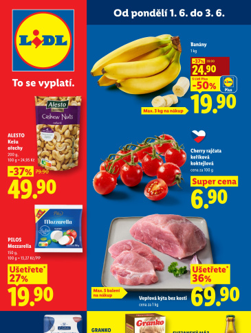 Lidl leták od pondělí - Retro týden