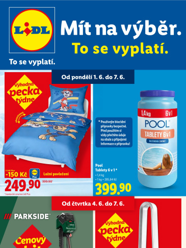 Lidl leták - Nabídka spotřebního zboží