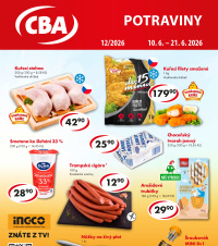 Akční leták CBA Potraviny 