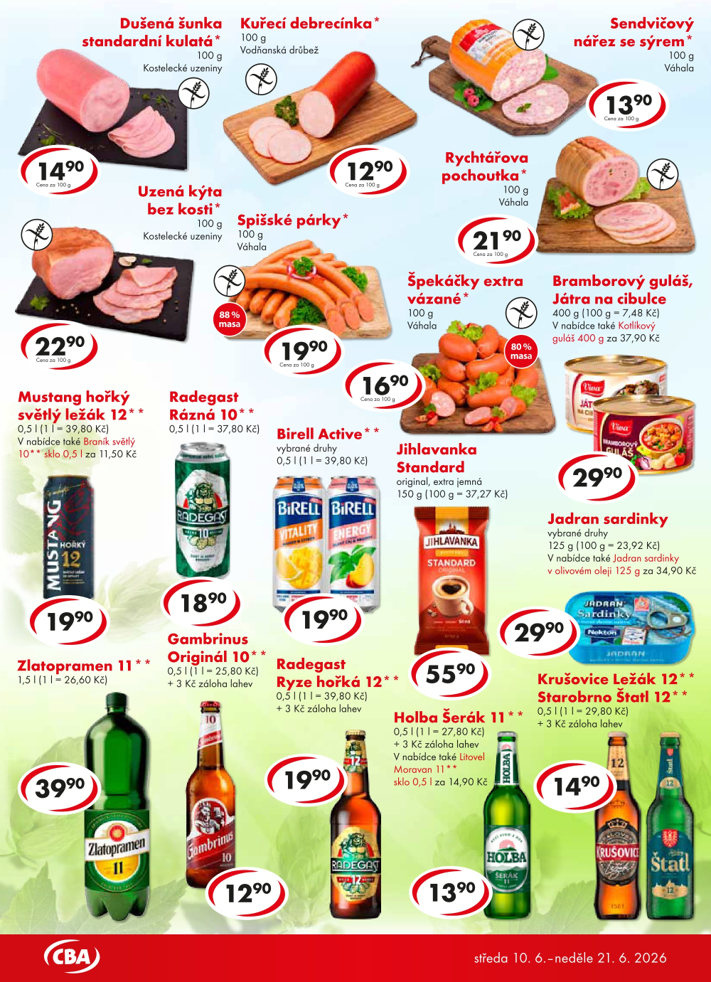 Leták CBA Potraviny leták - strana 3