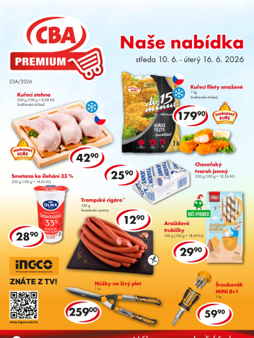 CBA Premium leták