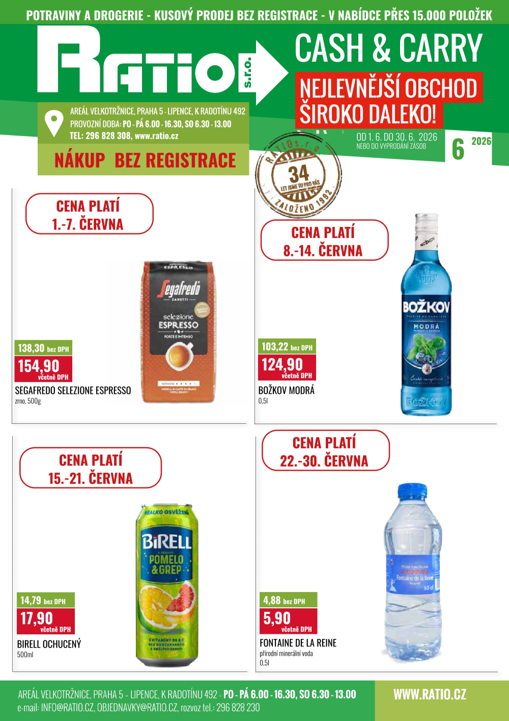 Leták Ratio leták - strana 1