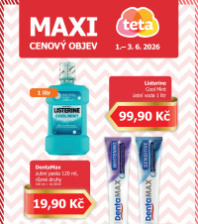 Akční leták Teta drogerie - Maxi cenový objev