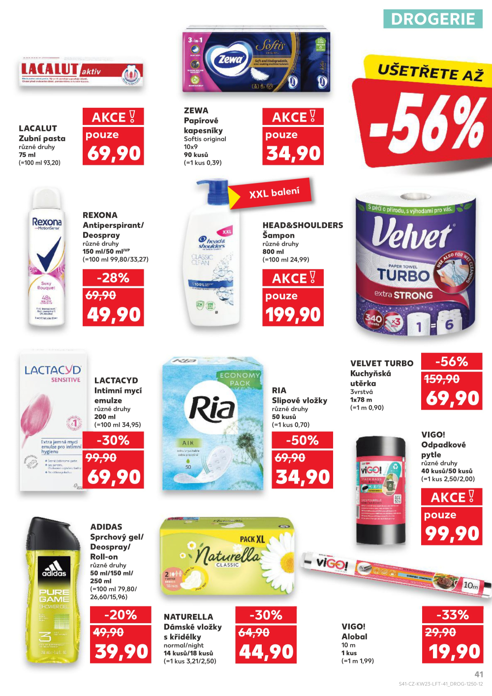 Leták Kaufland leták Ostrava - Zábřeh - strana 41