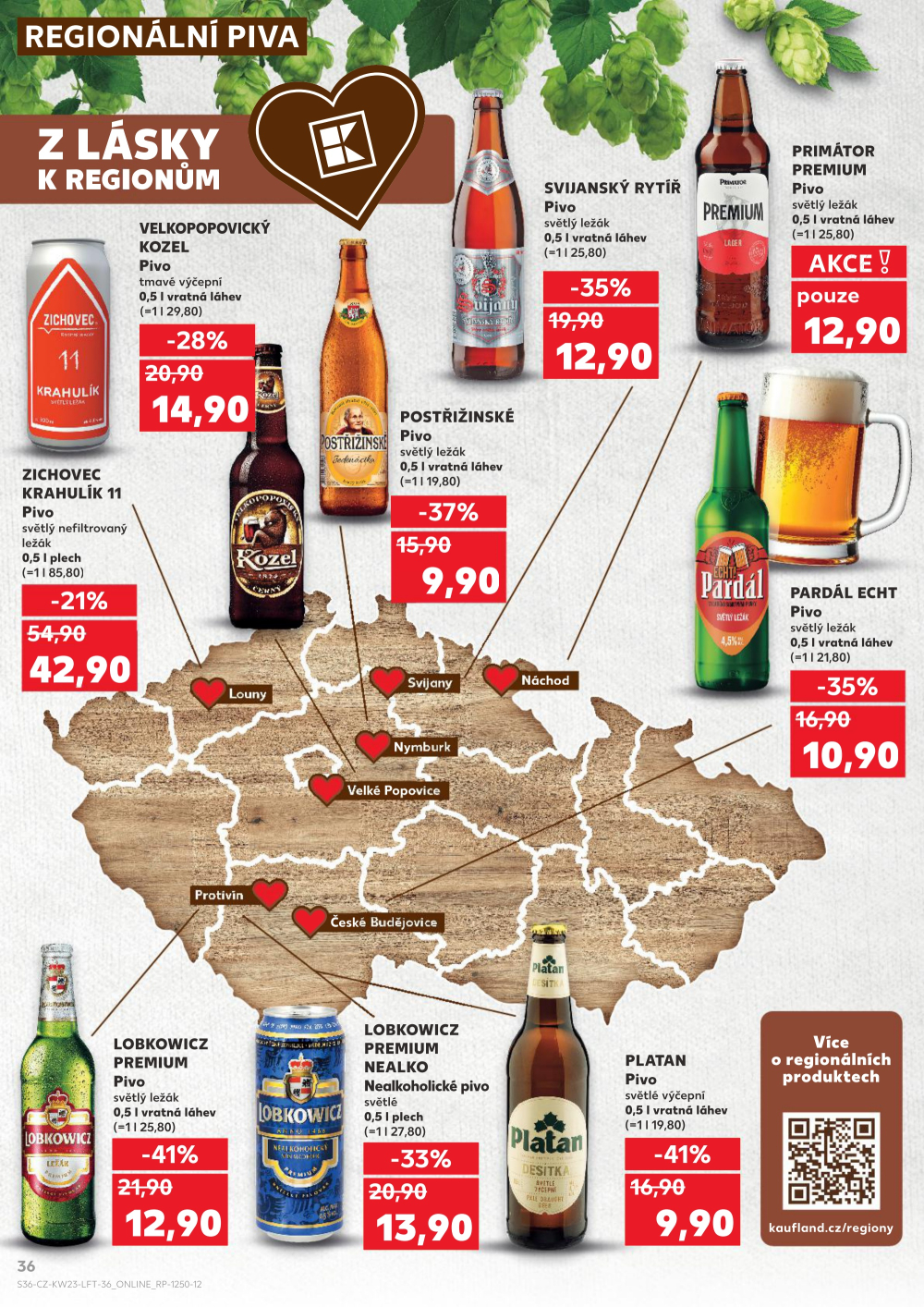 Leták Kaufland leták Brno - Slatina - strana 36