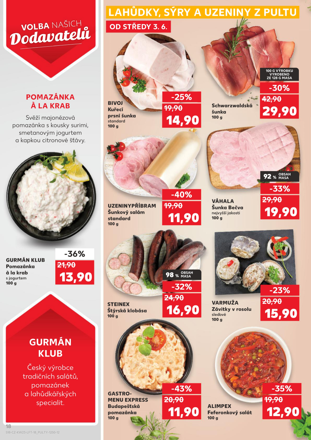 Leták Kaufland leták České Budějovice, Na Sádkách - strana 18