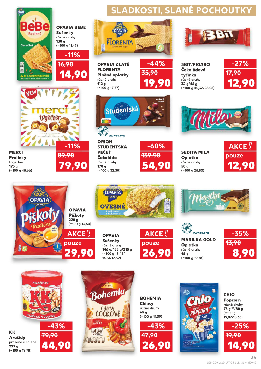 Leták Kaufland leták Praha 6 - Podbaba - strana 35