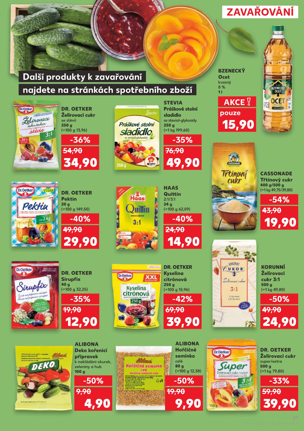 Leták Kaufland leták Praha 3 - Jarov - strana 29