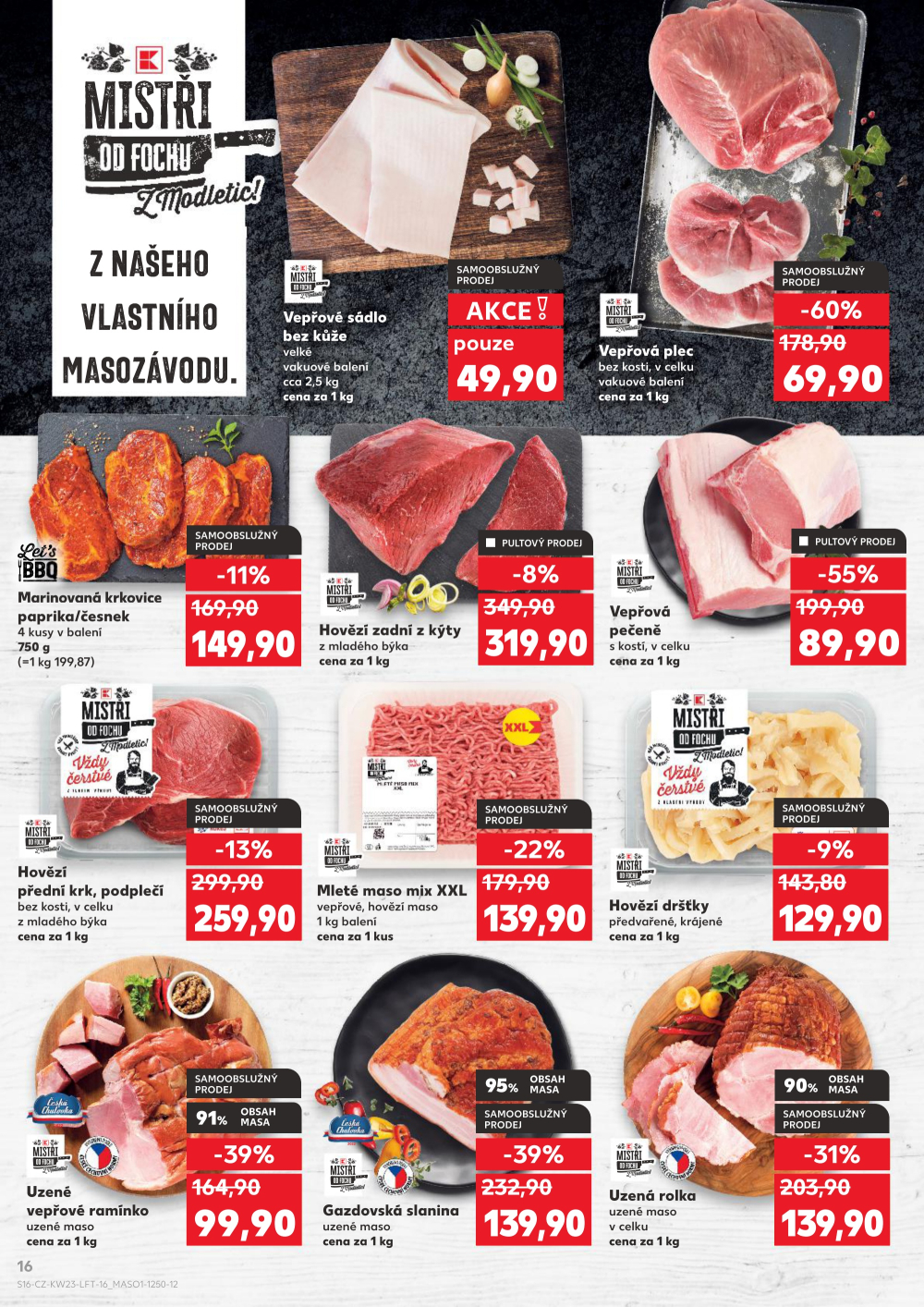 Leták Kaufland leták Tábor - strana 16