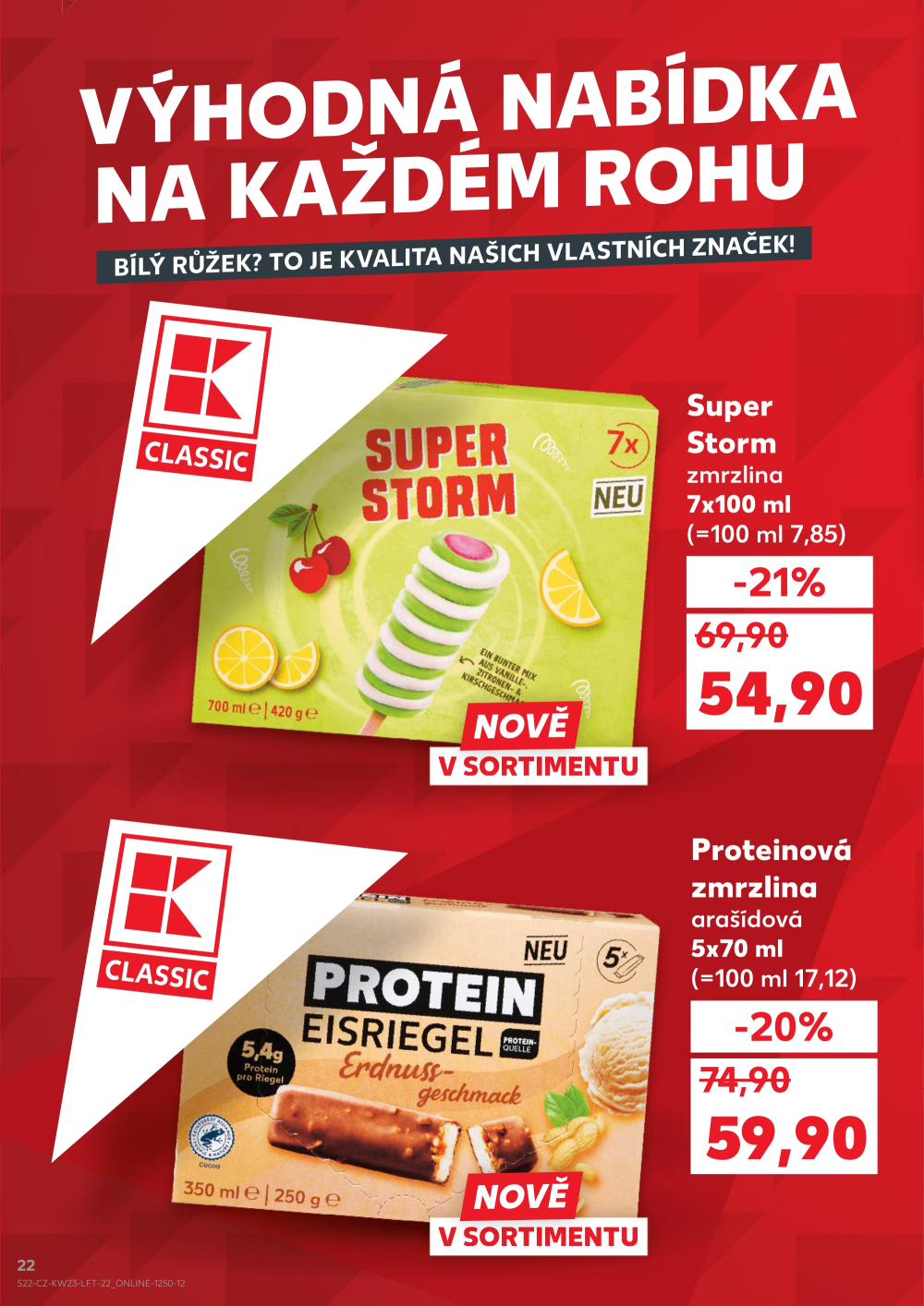 Leták Kaufland leták Třebíč, Brněnská - strana 22